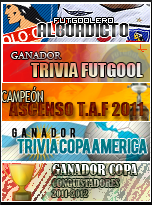 Futgoolero Alboadicto ,Ganador Trivia  C America y Campeón A 2ª División 2011,Conquistadores1112